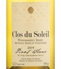 Clos du Soleil Winery Middle Bench Vineyard Winemaker's Series Pinot Blanc 2019